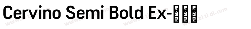 Cervino Semi Bold Ex字体转换